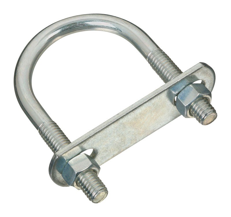 National Hardware N222-190 Zinc-Plated Steel U-Bolt 3/8 x 2 x 3-1/2 in.