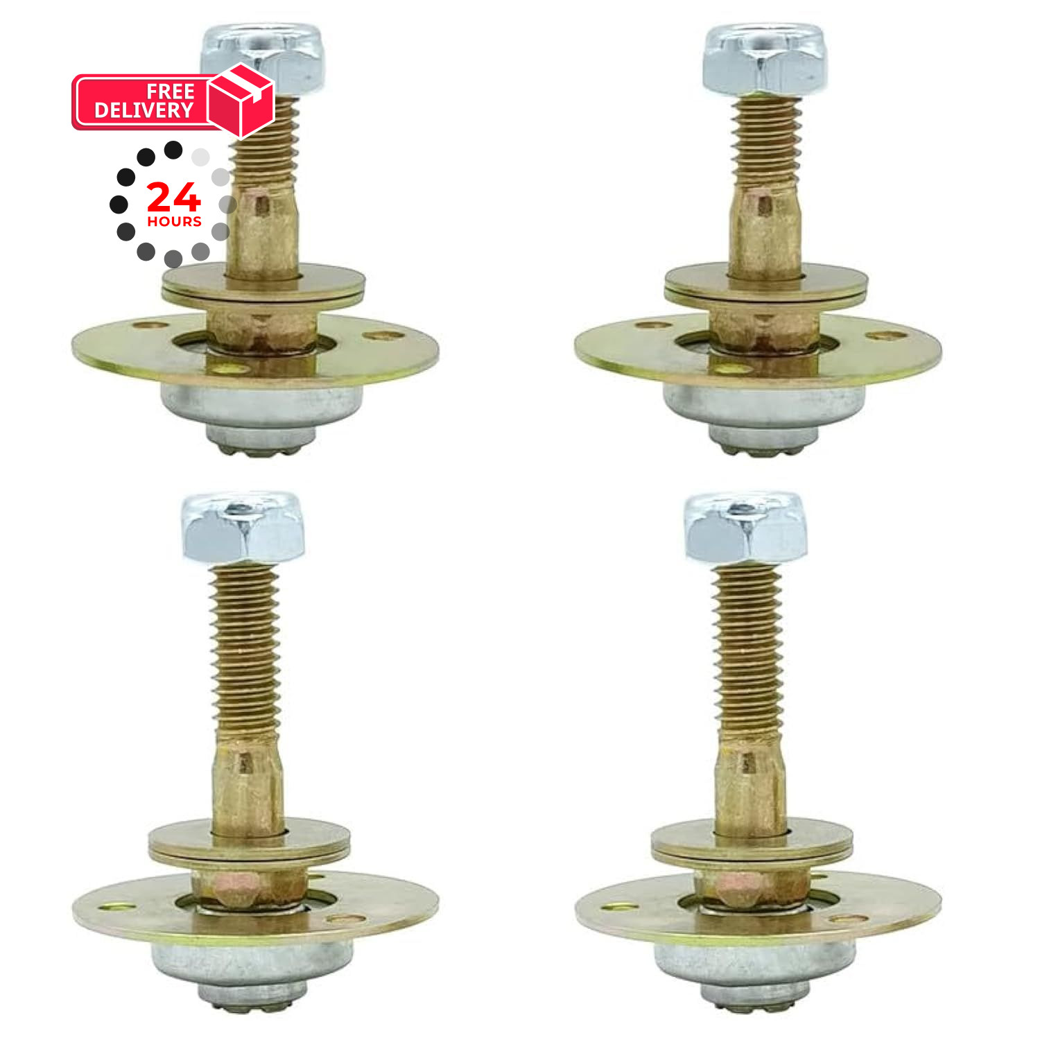 LJZP 4 PCS Furniture Rocking Chair Bearing 1 in x 1 x 2.2 in, Iron