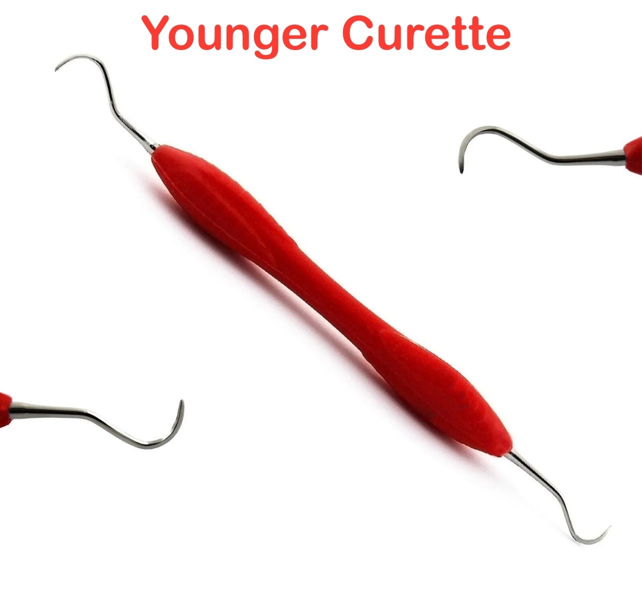 4 Dental Younger-Good Curettes 7/8 Universal Silicone Handle Periodontal
