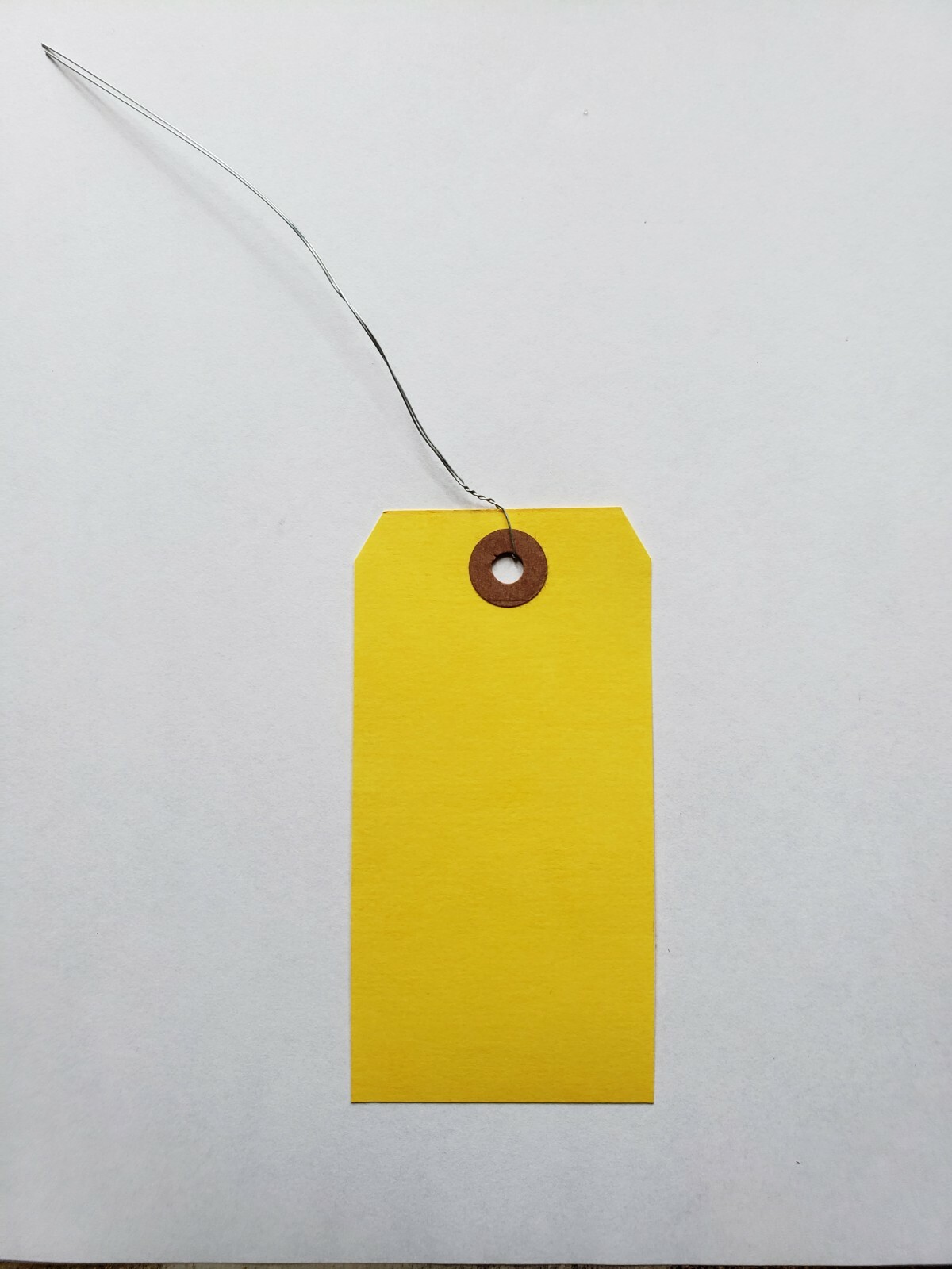 Large Size #5 Wired Tags 4 3/4″ x 2 3/8″ Colored Manila Shipping 100 200 300 500