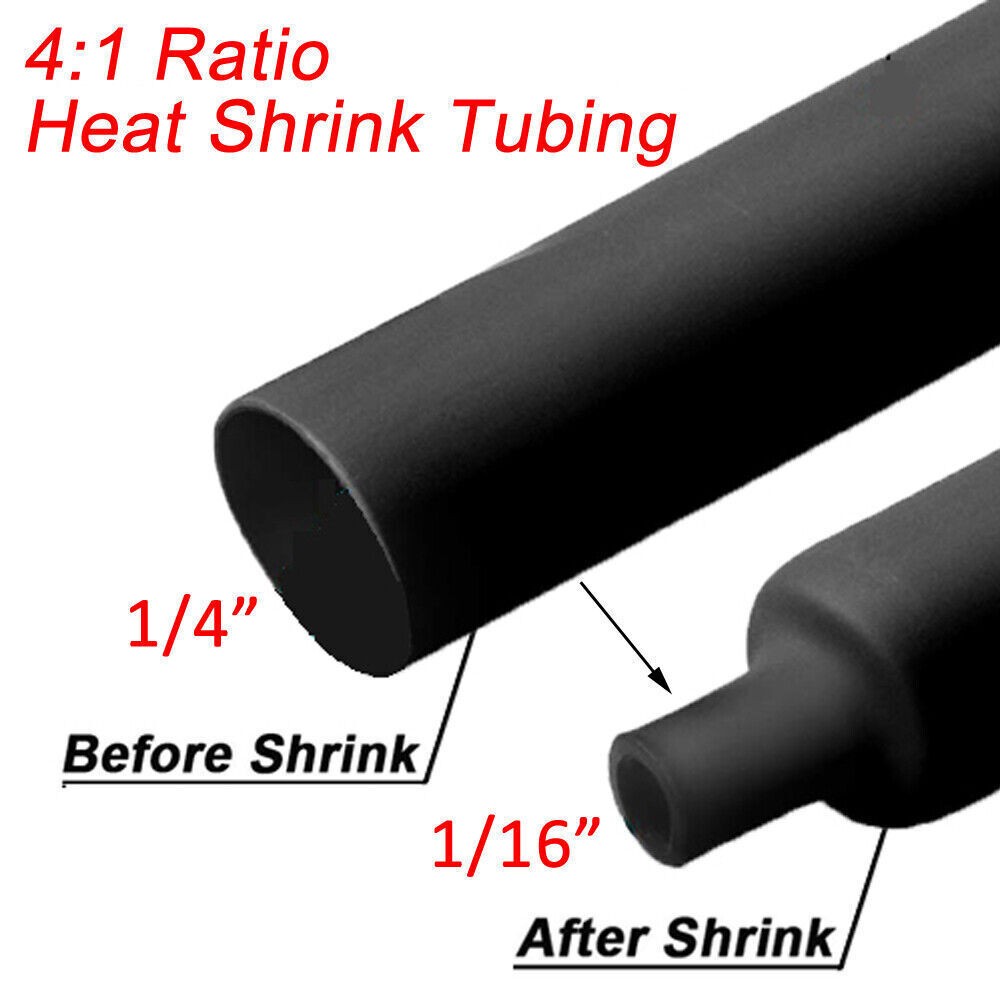 Waterproof Marine Grade Heat Shrink Tubing 4:1 Ratio Wire Dual Wall Adhesive Kit