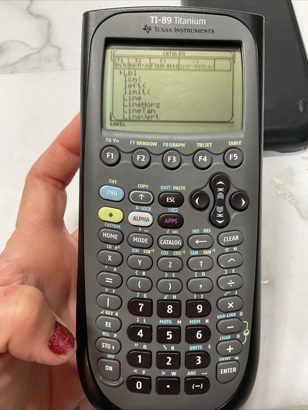 Texas Instruments TI-89 Titanium Graphing Calculator w/ Cover Tested Working