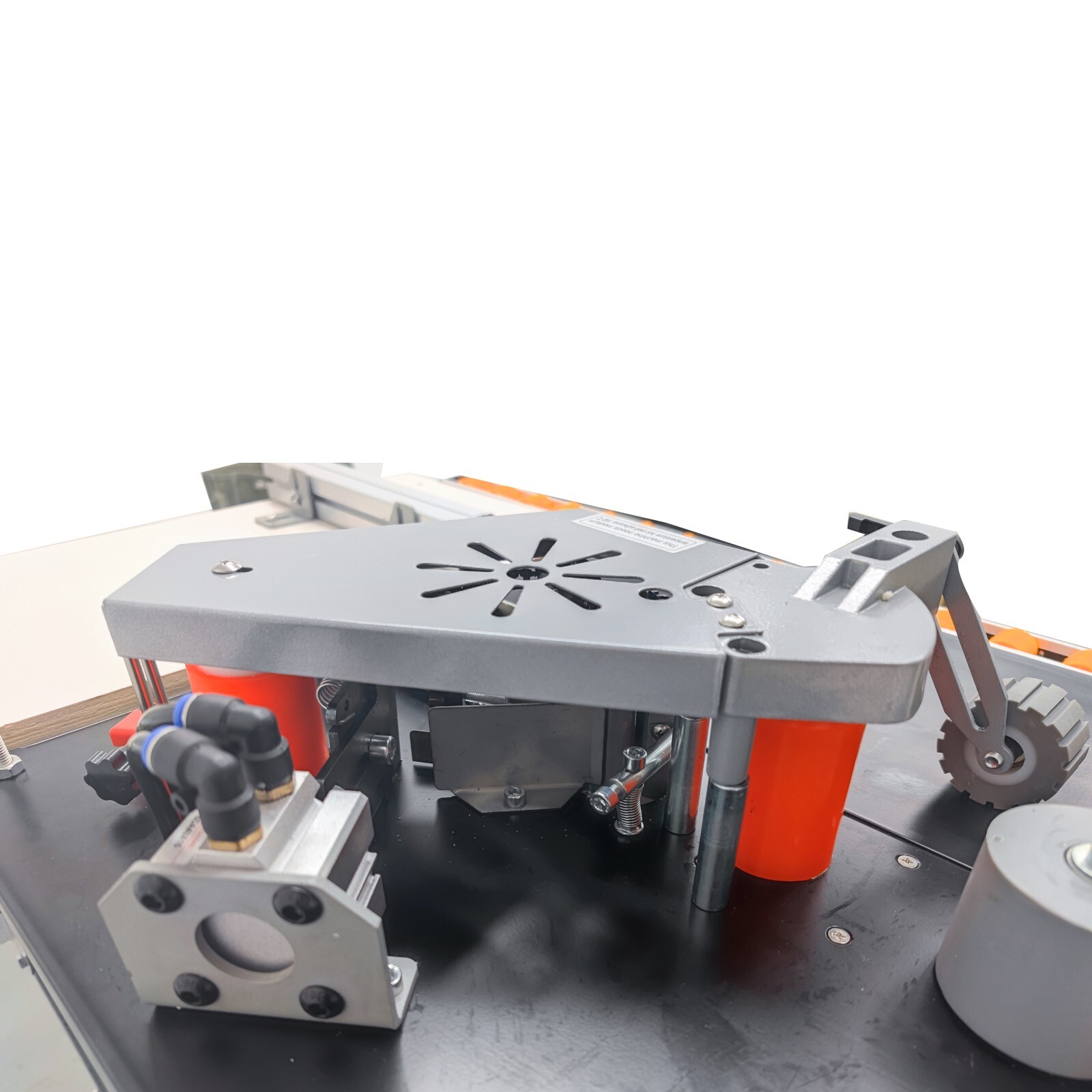 Curved Straight Line Edge Banding Machine 0.275-1.96″ Edge Height 0-6/min 110V