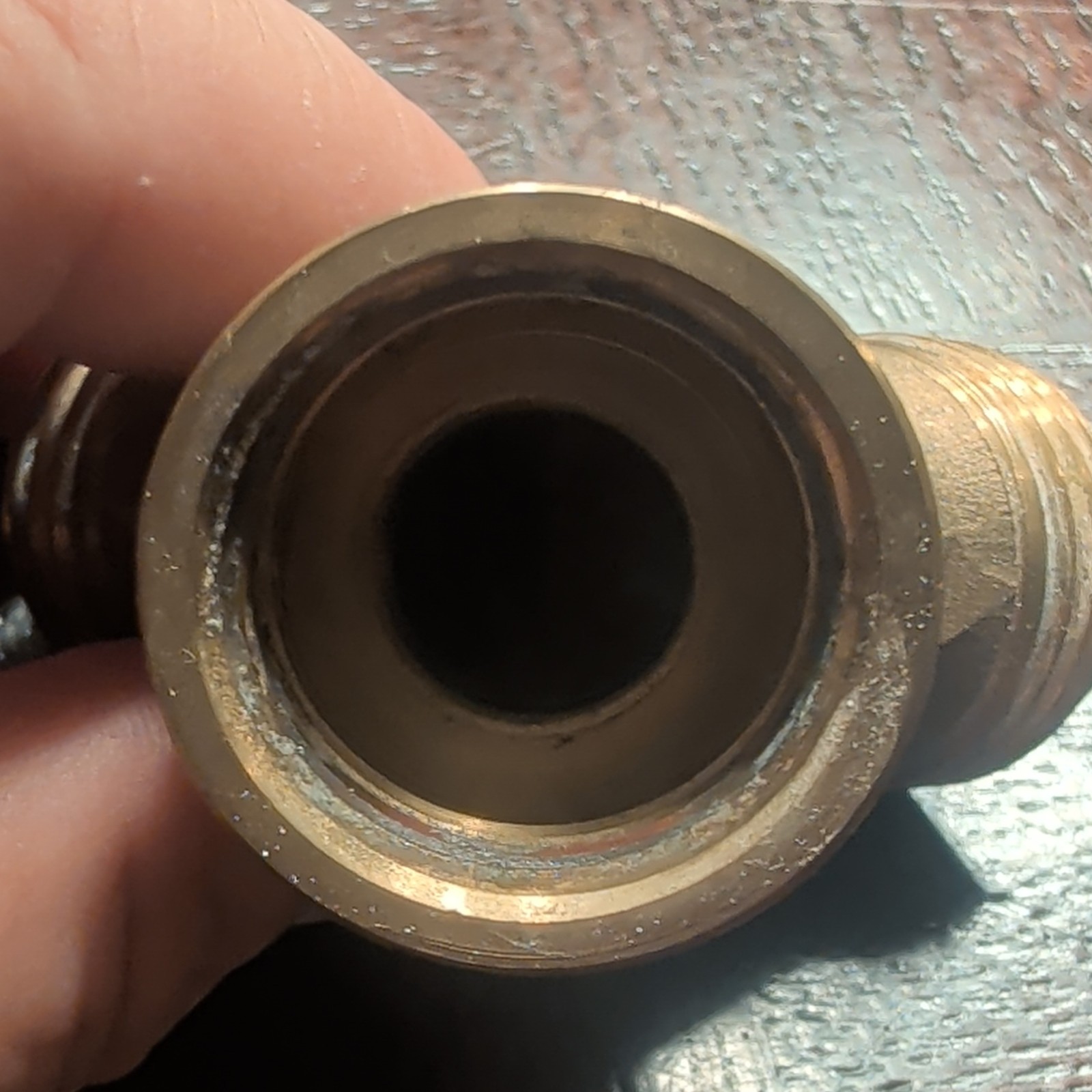Brass Y Adapter Fitting, Threaded 3-Way Connector, 2 Male Threaded Ends
