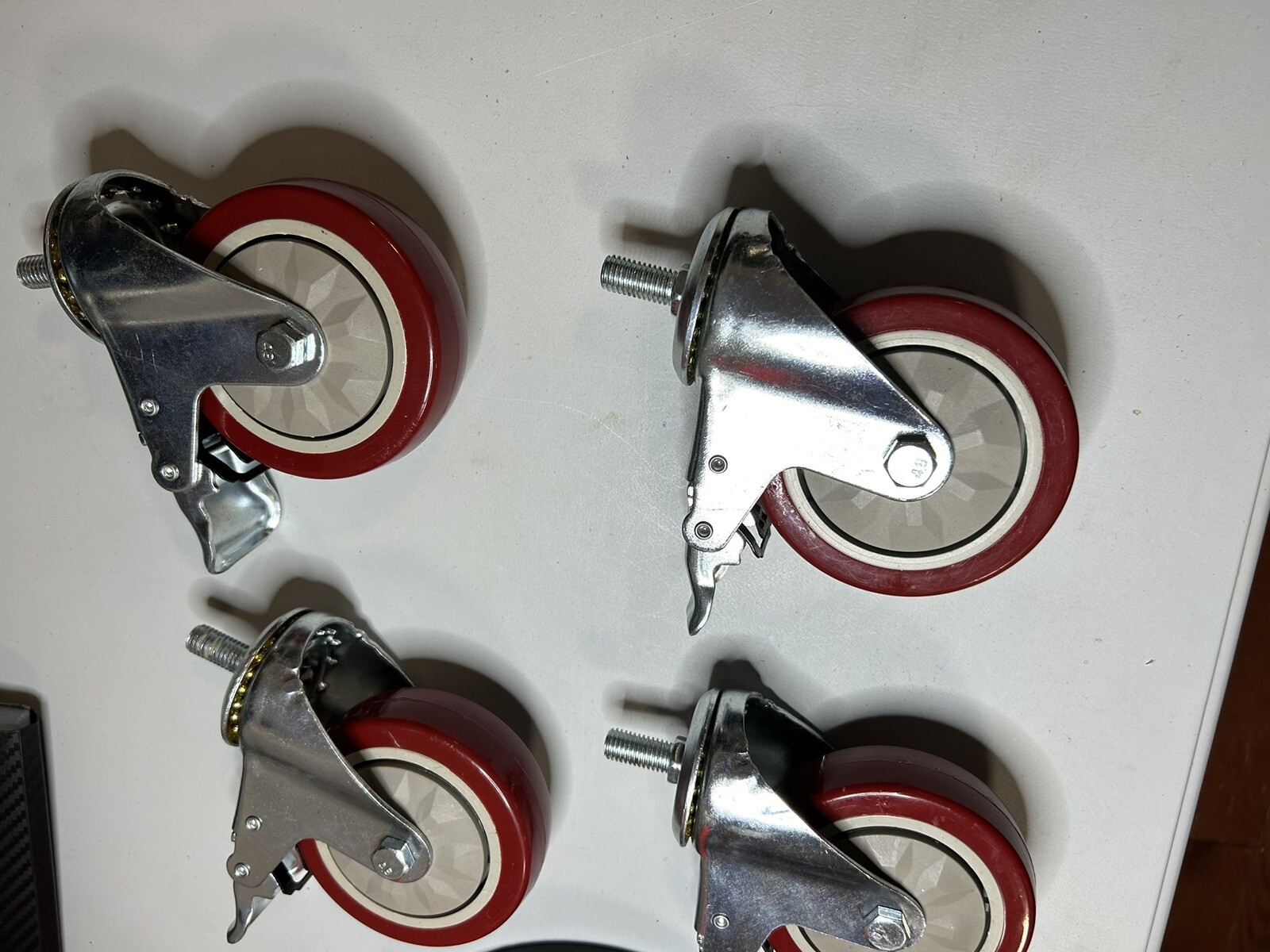 DICASAL 5 Inch Heavy Duty Stem Casters 360 Degree Swivel Durable