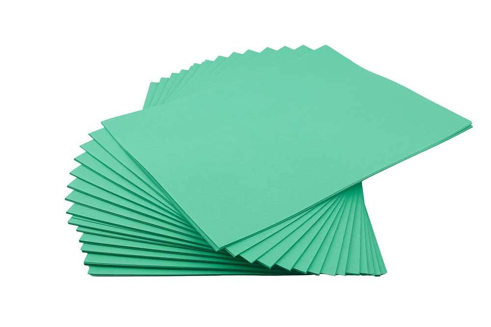 House of & Paper 220gsm A4 Card – Green 25 Count Sheets