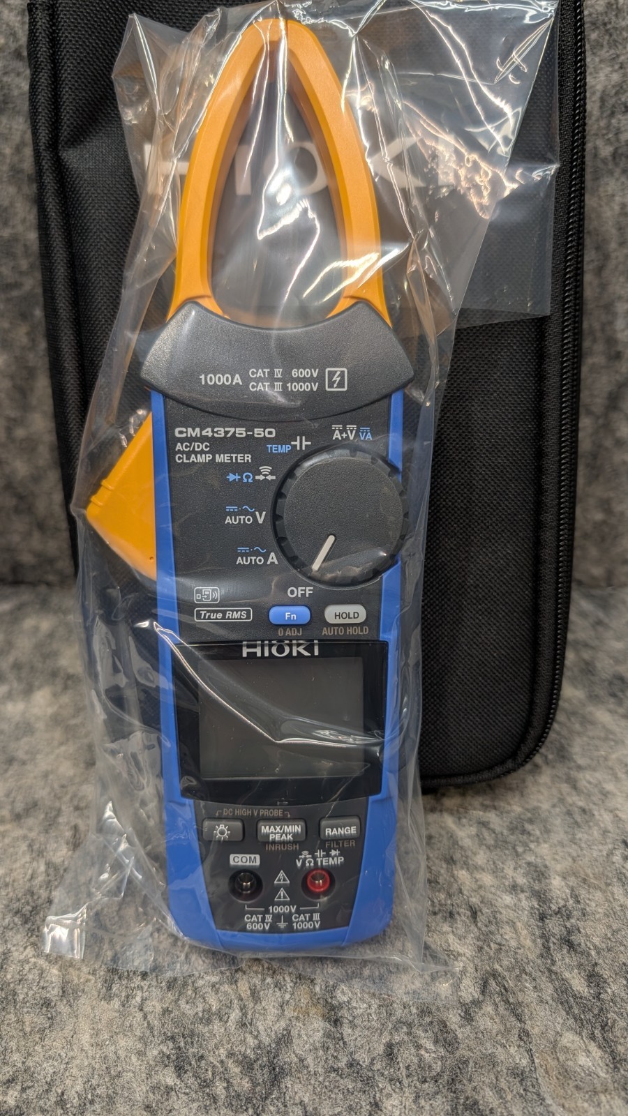 HIOKI CM4375-90 AC/DC Clamp Meter 1000A True RMS w/Wireless Z3210 Adapter Kit