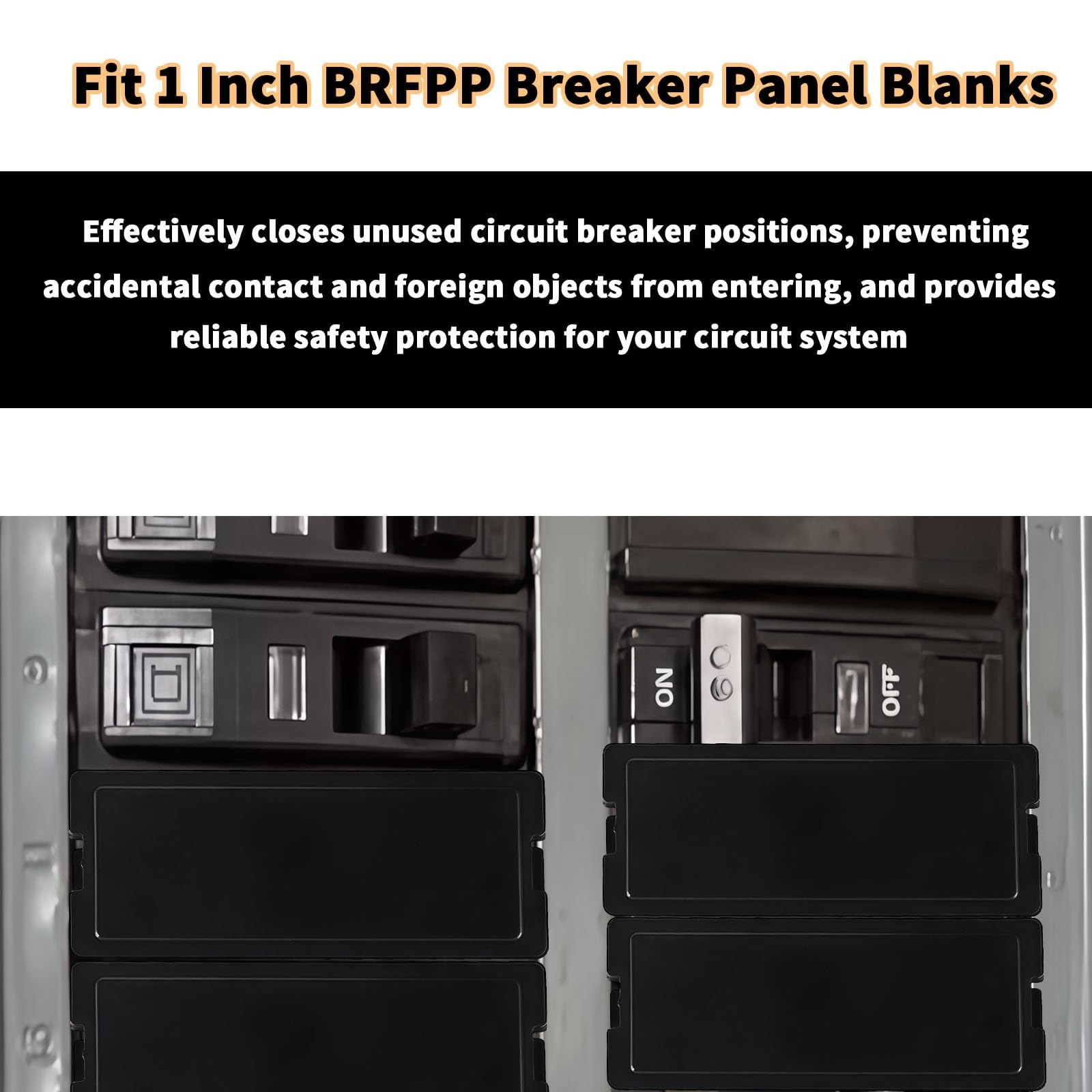 Circuit Breaker Filler Plate for Eaton Load Center 10 Pack, Fit 1 Inch Breake…
