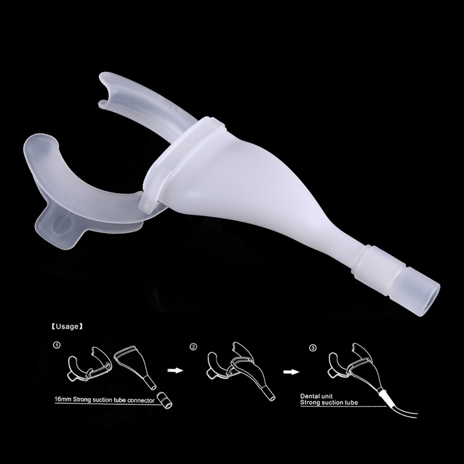 COXO Dental Intraoral Cheek Lip Retractor Mouth Opener Hygenist Aerosol Suction