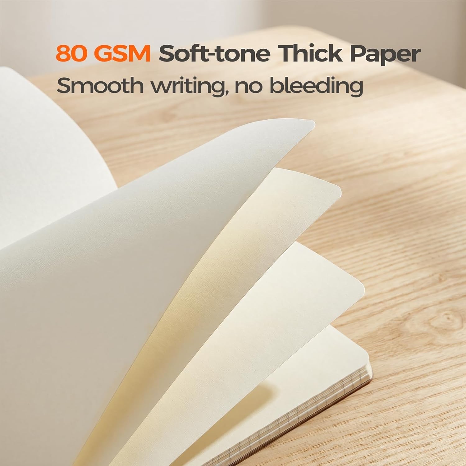 24 Pack Blank Kraft Notebooks A5, Bulk Unlined Composition Journals, 80gsm FS…