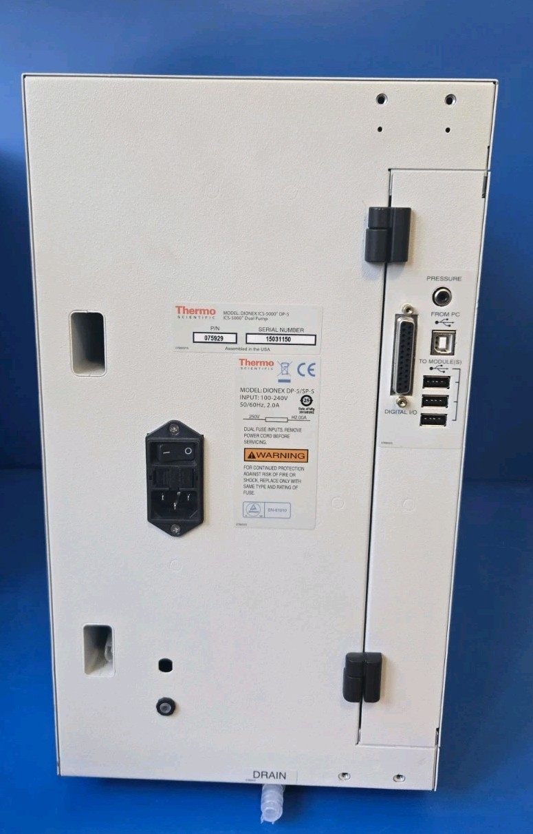 Thermo Scientific Dionex ICS 5000+ DP Dual Pump ION Chromatography DP-5/SP-5