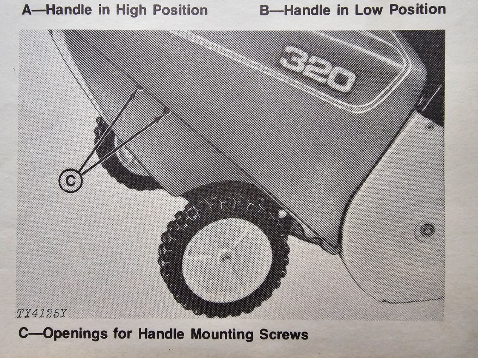 John Deere 320 Snow Thrower S/N -44999 Owner’s Operator’s Manual OM-TY3896 F8