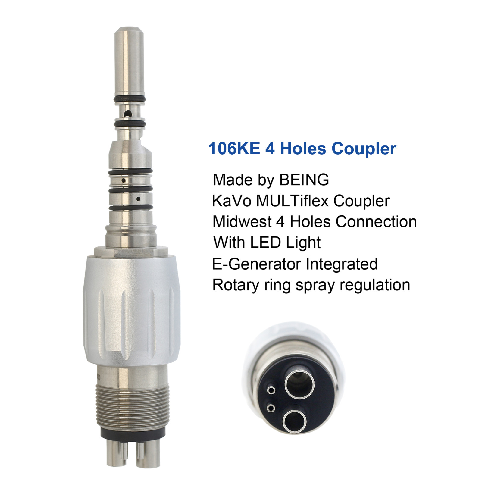 KAVO Multiflex NSK Coupling Dental LED Coupler 4/6 Hole High Speed Swivel COXO