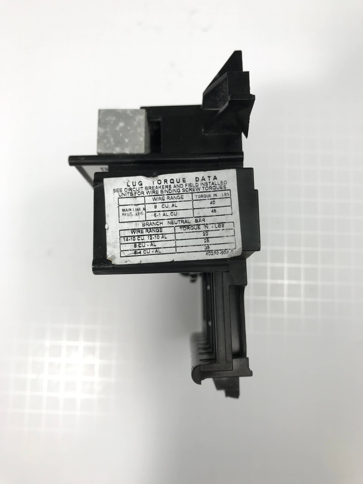 Square D 100 Amps 120/240 Volt 6 Place Circuit Breaker Mount 1 Phase 3 Wire