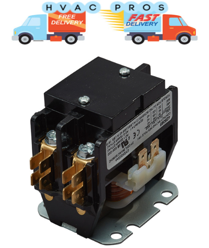 CTR2573 CTR02573 -Trane American Standard 2 Pole 30 Amp 24 Volt Contactor Relay