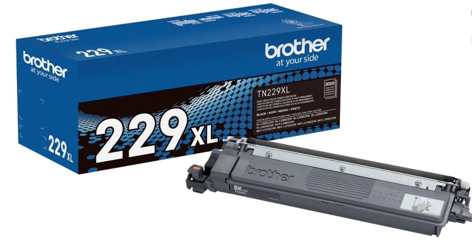 Genuine Brother TN229XL High Yield Toner Set Black Cyan Magenta Yellow OEM New