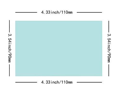 10pack Welding Protective Lens Replacement 4.33 X 3.54 Inch 110 Mm X 90 Mm Tra