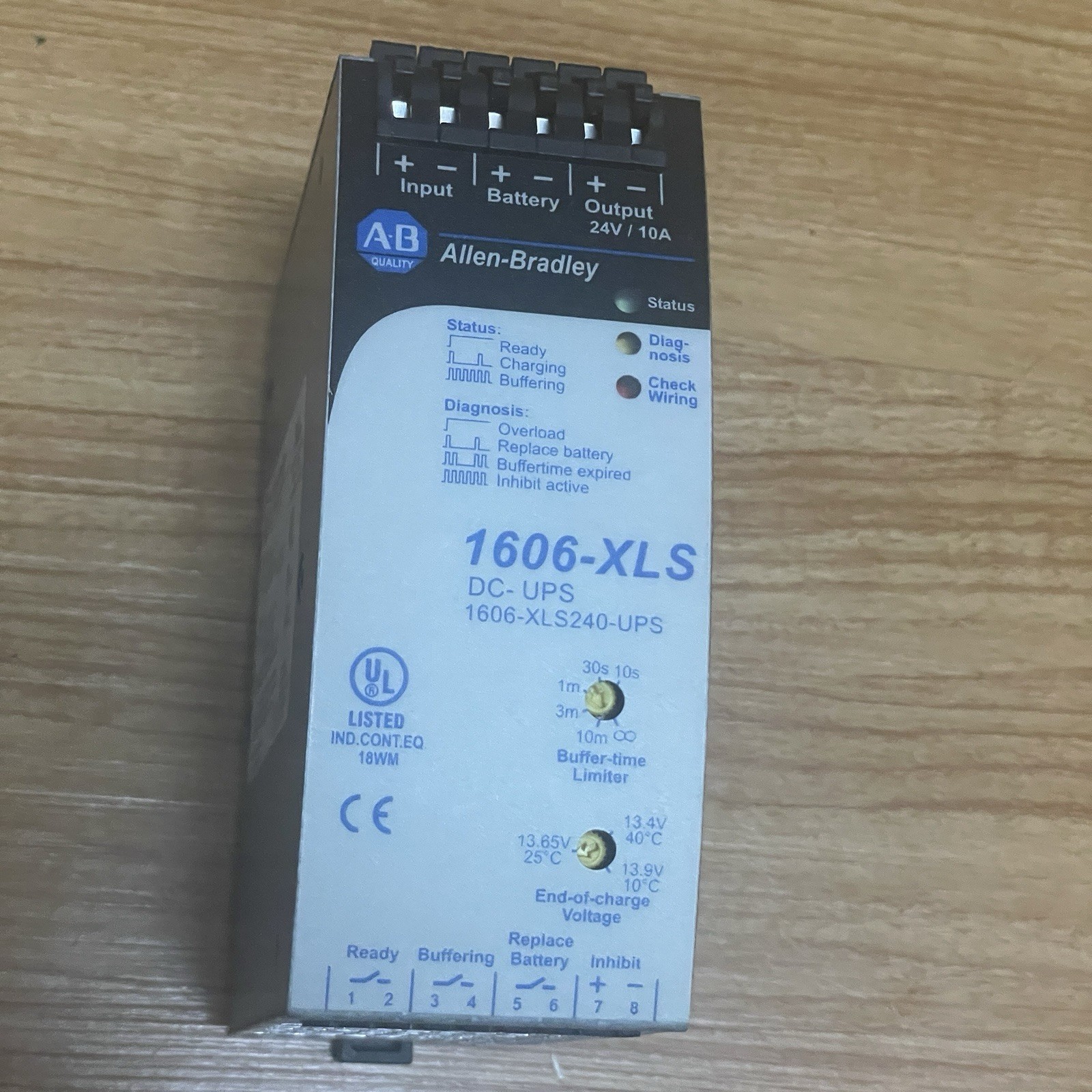 AB Allen Bradley 1606-XLS240-UPS Performance Power Supply 240W 22.5-30V DC Input