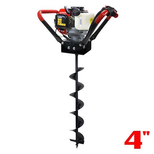 XtremepowerUS V-Type 55CC 2 Stroke Gas Post Hole Digger One Man Auger Motor