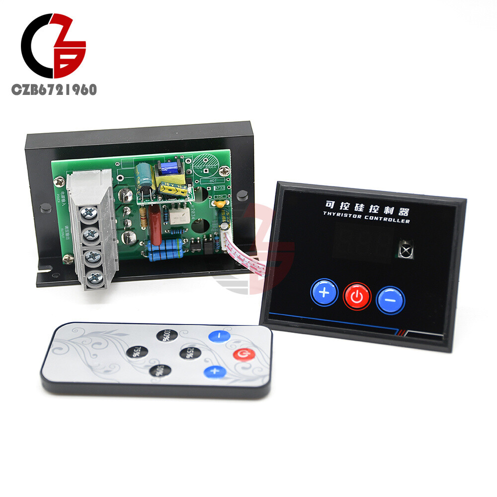 AC 220V 4KW 6KW 10KW SCR Voltage Regulator Dimmer Motor Speed Controller Module