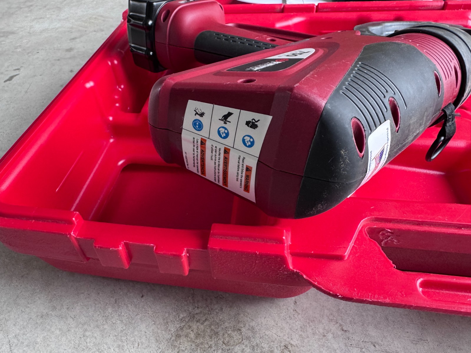 Excellent, Burndy PAT750-LI Hydraulic Crimper Patriot Crimping Tool w/ Batteries