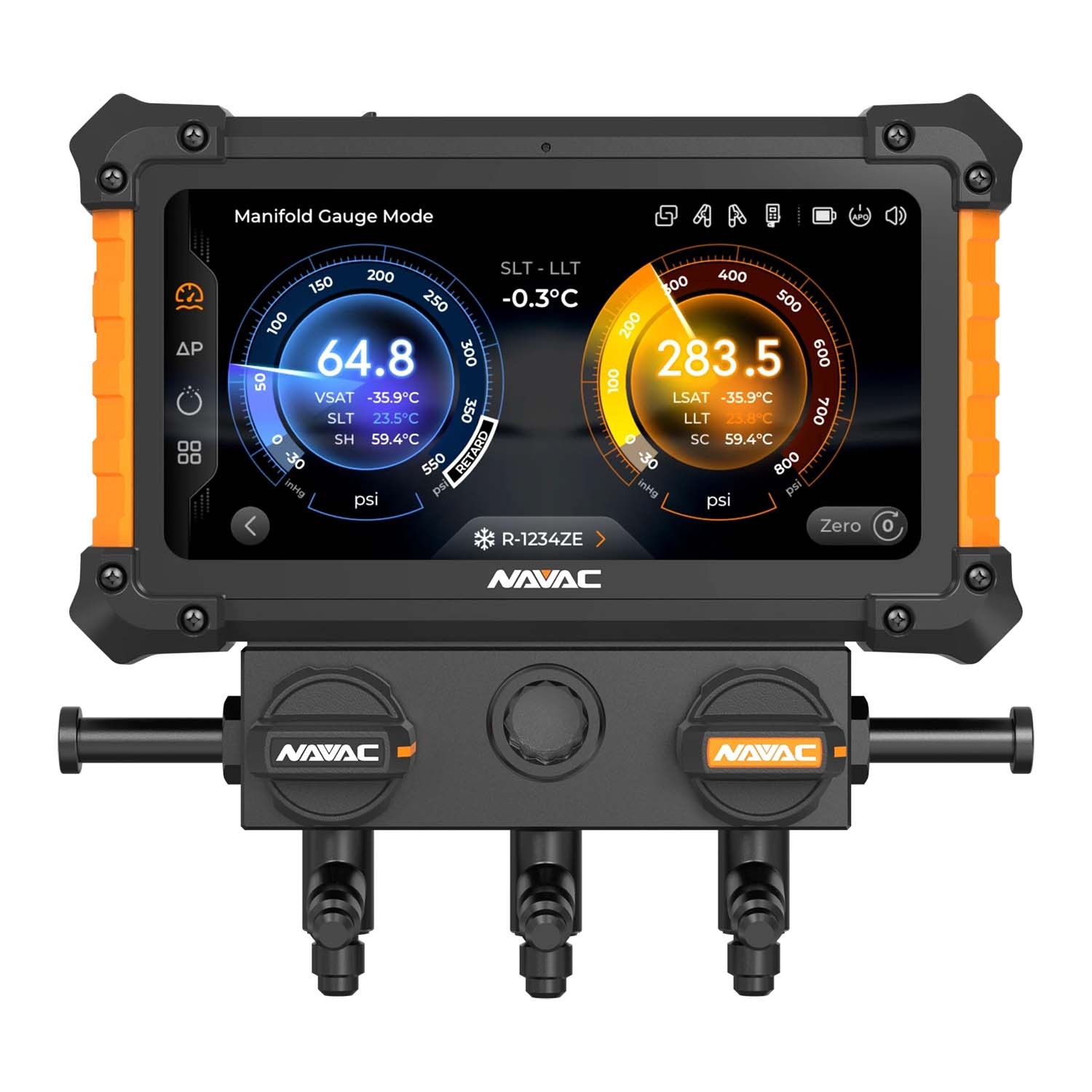 NAVAC NX1G 2-Valve NEXUS 2 Digital Manifold Gauge, NST1/NST2