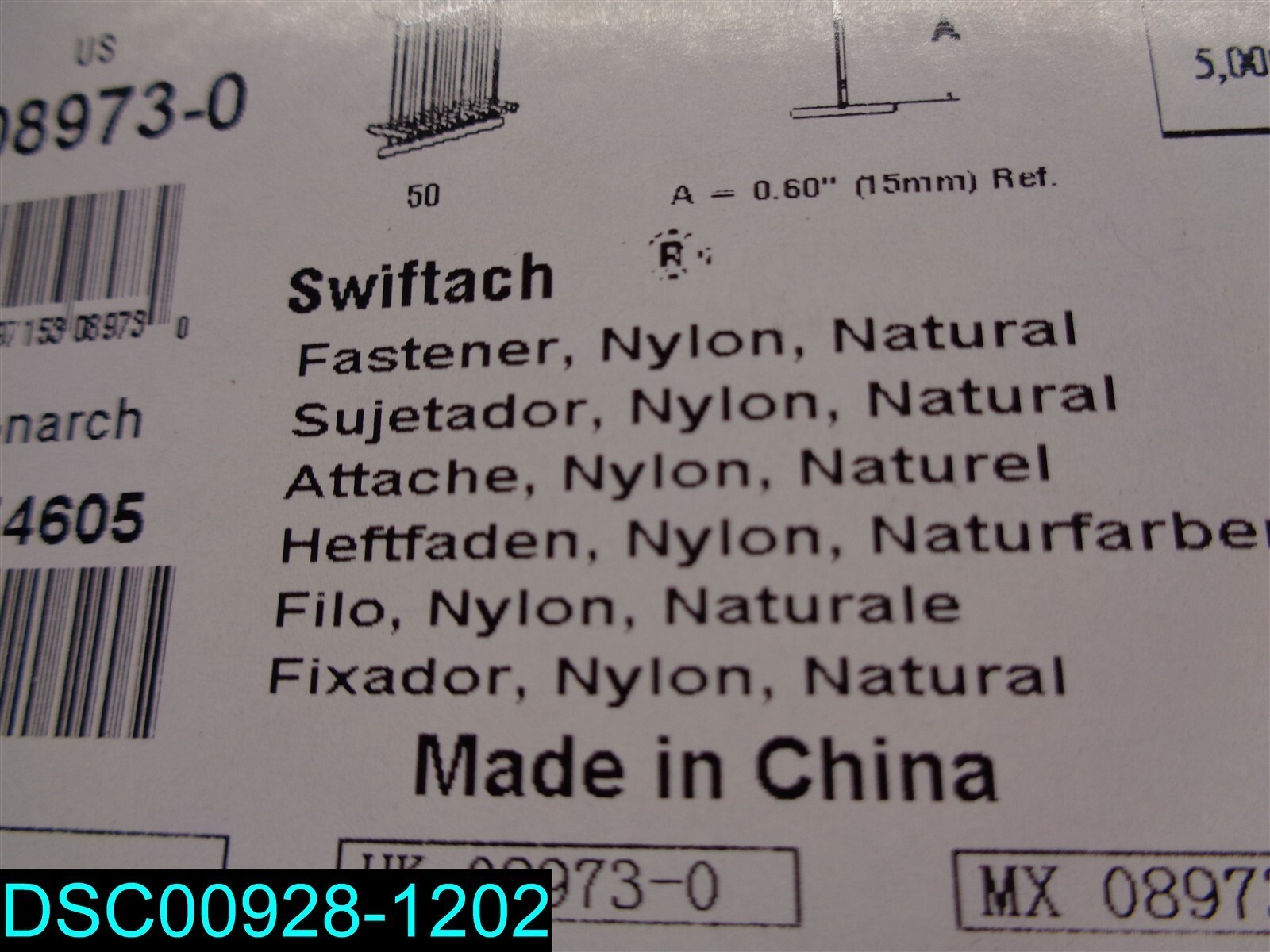 QTY=50,000: Avery Dennison 08973 1/2″ (15MM) Heavy Duty Fasteners Barbs