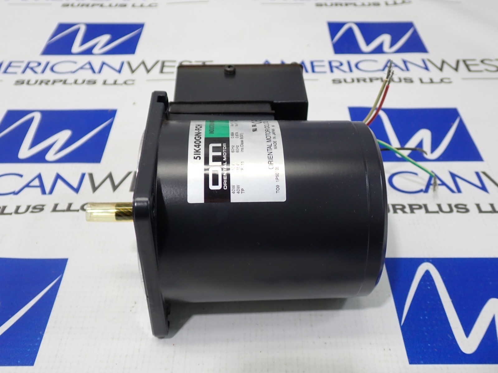 Oriental Motor 51K40GN-FCH Induction Motor 40W 115V NEW
