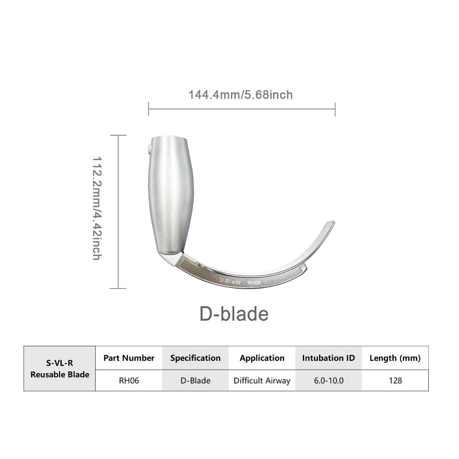 Reusable Blades for Sensorendo Video Laryngoscope use