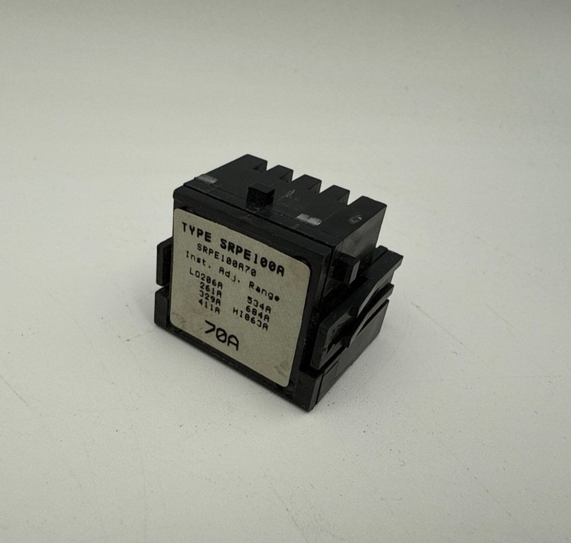GE SRPE100A70 Rating Plug 70A SRPE100 70 Amp Frame SEDA SEHA SELA SEPA Used