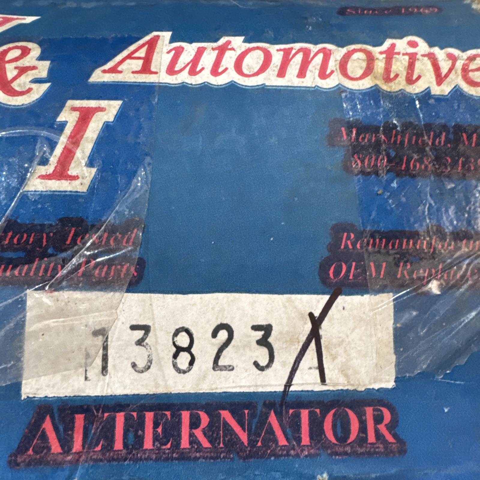 Alternator 13823 for 1999-2000 Dodge Dakota 3.9L 5.2L 5.9L Remanufactured