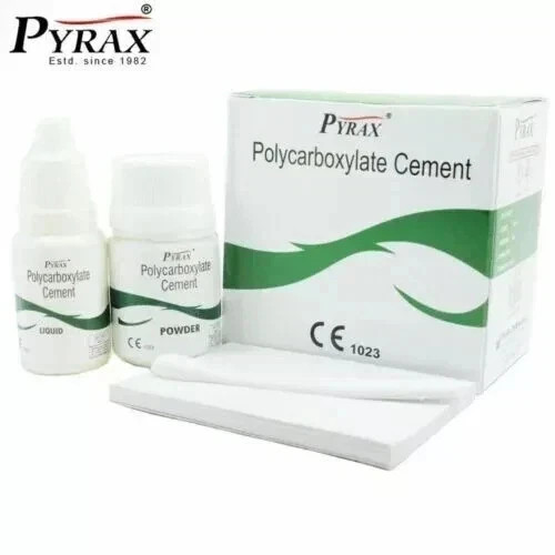 LUTING CROWN N BRIDGE PYRAX POLYCARBOXYLATE CEMENT FOR (FAST FAST FREE SHIPING))