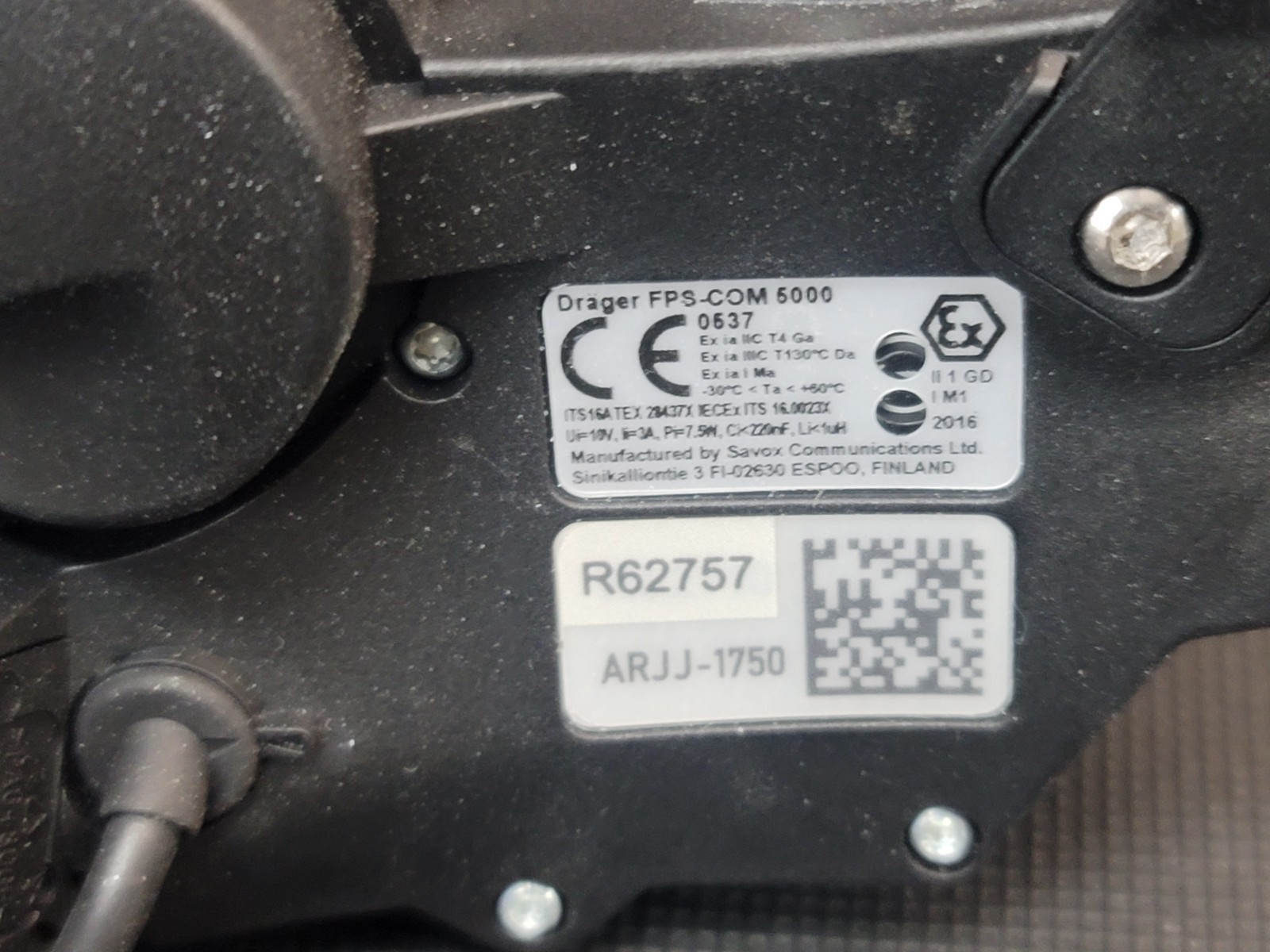 Dräger FPS-COM 5000/7000 Face Mask Communication Unit