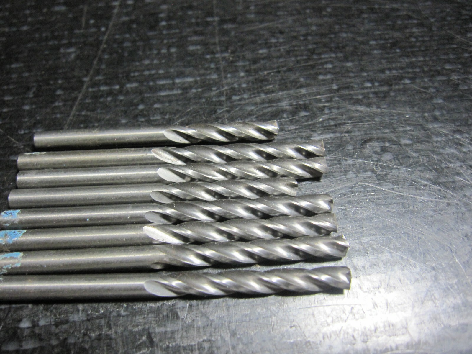 2 used Guhring 3.800mm 3fl 3 flute carbide drill