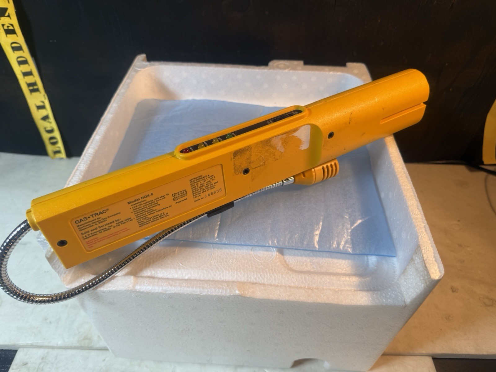 GAS TRAC NGX-6 COMBUSTIBLE GAS DETECTOR