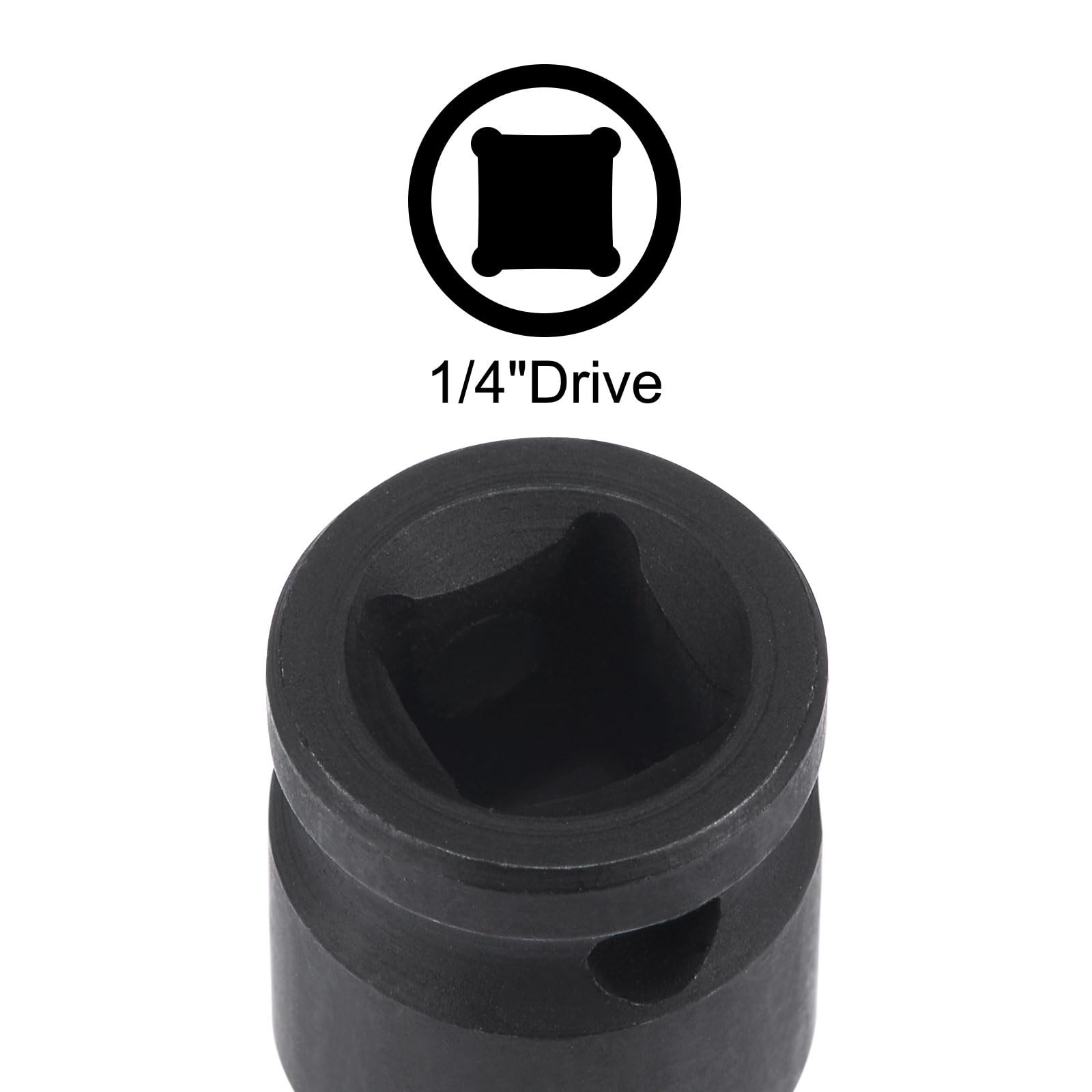 uxcell T30 Impact Torx Bit Socket, 1/4″ Square Drive 35mm Length CR-MO Metric Si