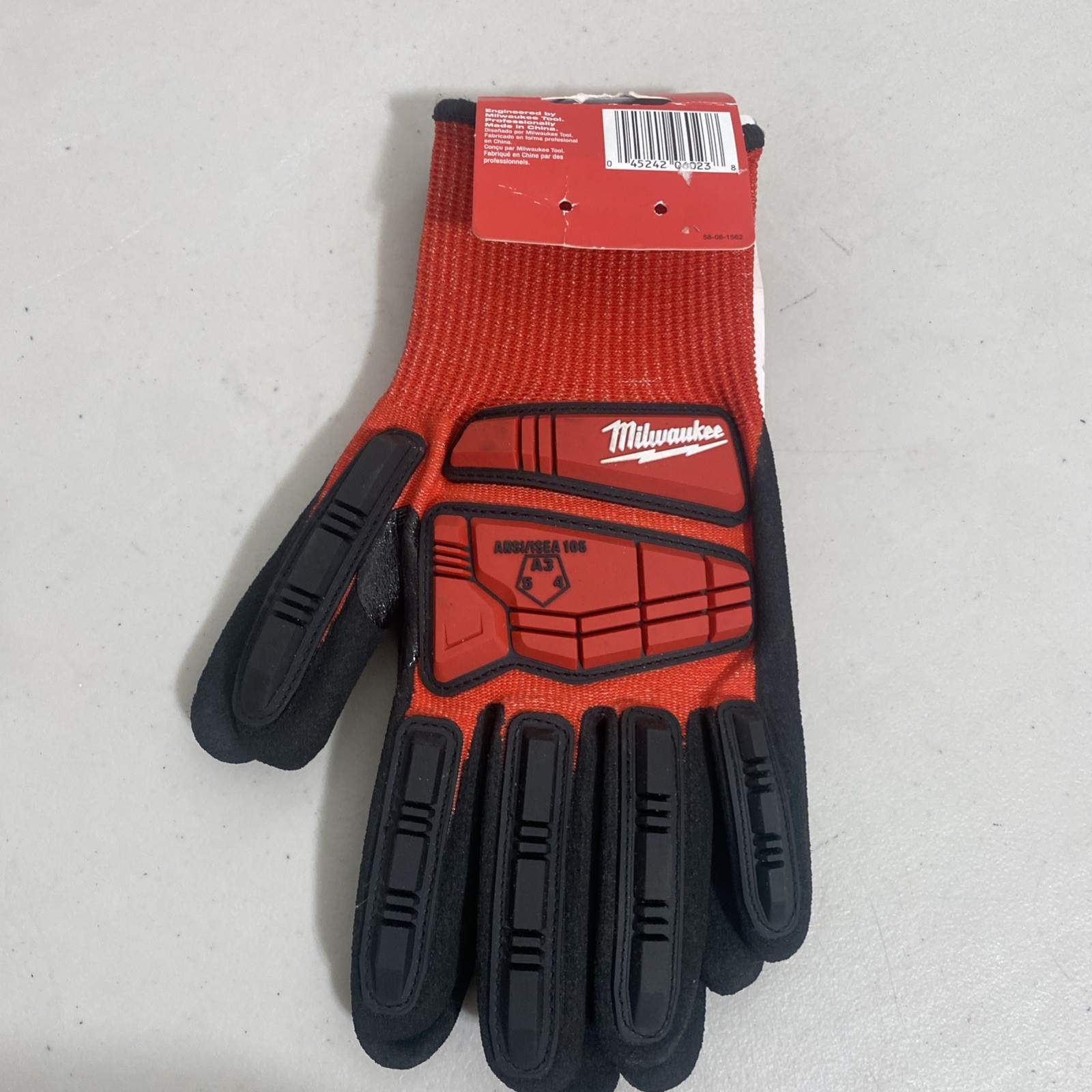 Milwaukee Tool 48-73-8131 Work Gloves, Cut Level A3 , Dipped , Nitrile , Sandy