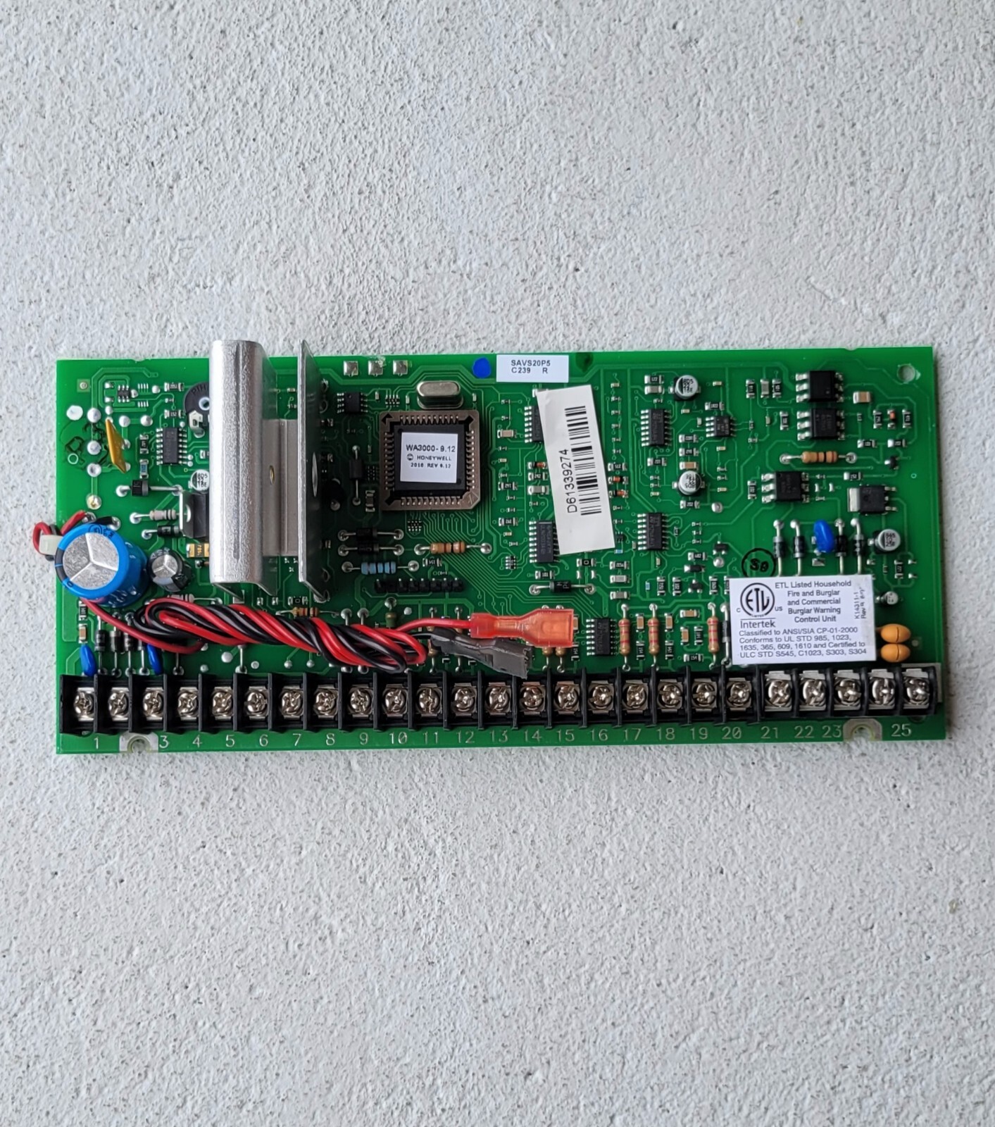 Honeywell, WA3000 Vista 20P – Rev-9.12, Mainboard Only, SAVS20P5, New Open Box.