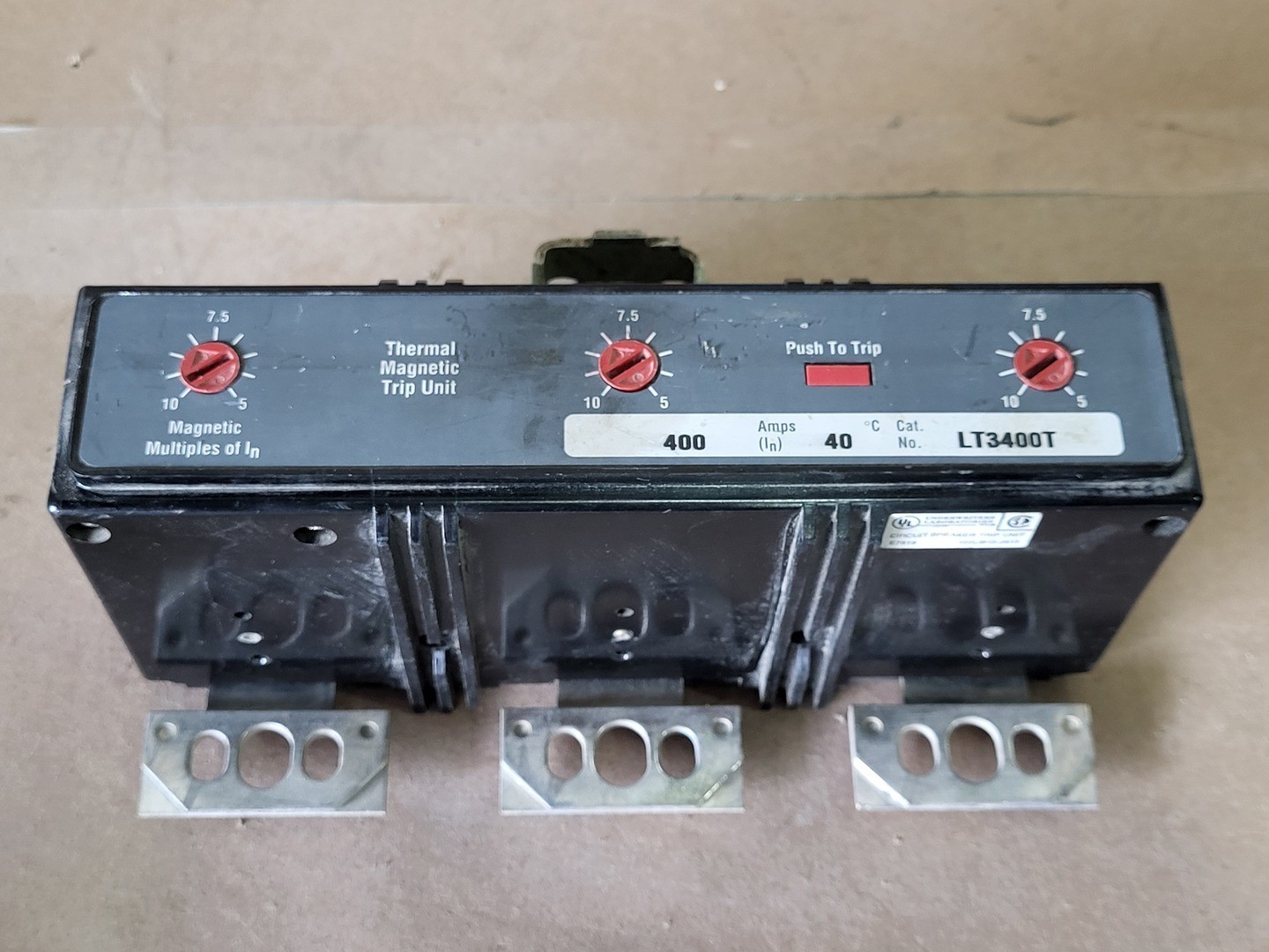 SQUARE D LT3400T 400 Amps 3-Phase Circuit Breaker Trip Unit – Electrical