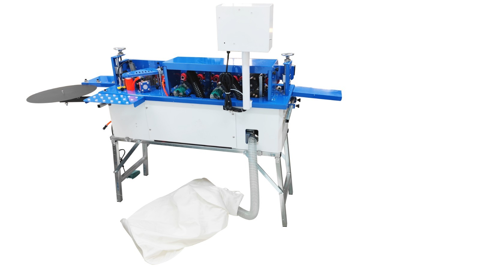 110V Straight and Curved Edge Banding Machine Edge Bander with Dust Cleaner 800W