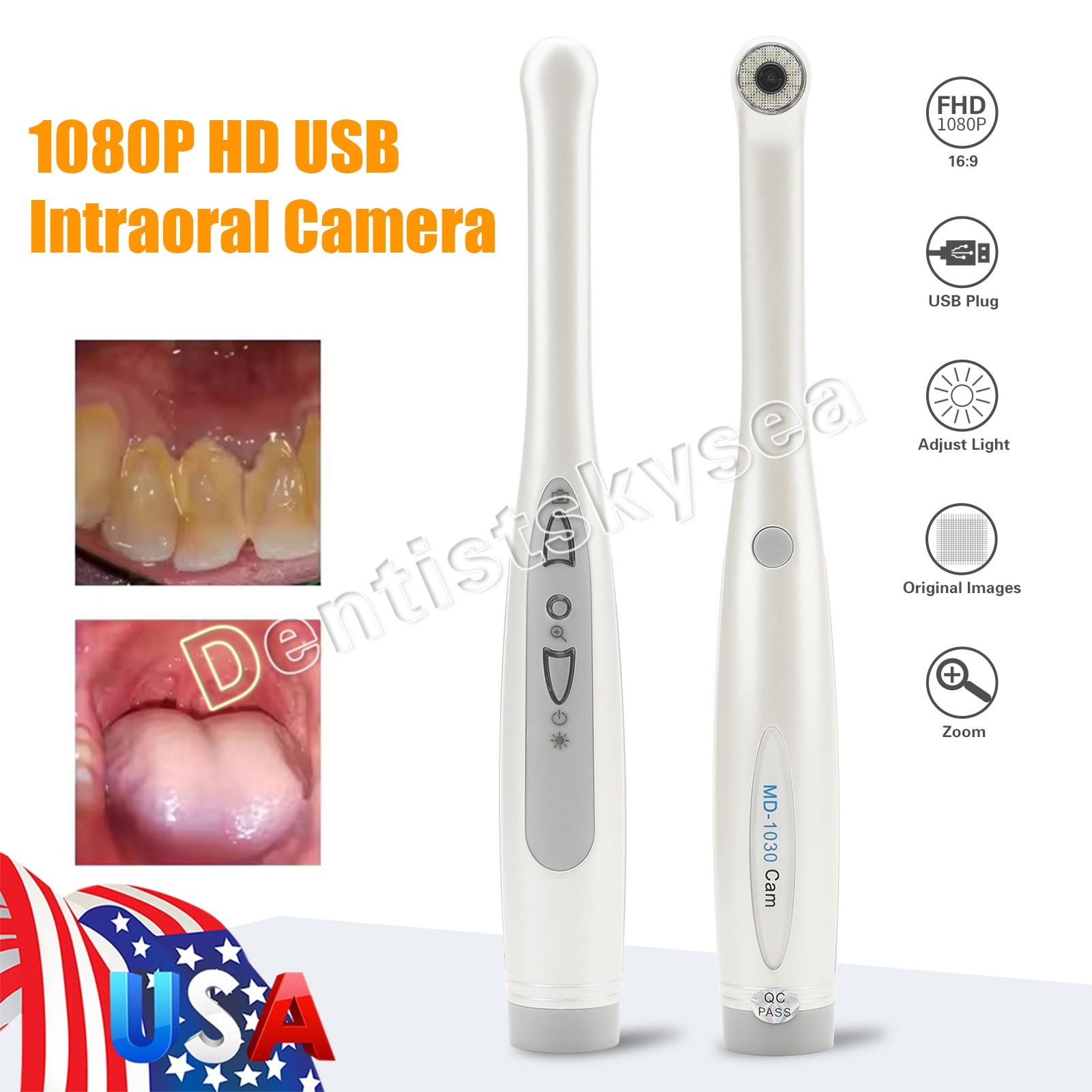 Dental Ultrasonic Piezo Scaler Handpiece fit For EMS WOODPECKER type Tips 135℃