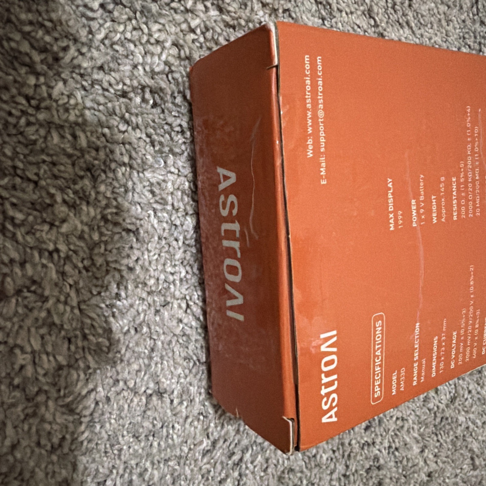 AstroAI Multimeter Tester 2000 Counts Digital With DC AC*(Battery not included)*