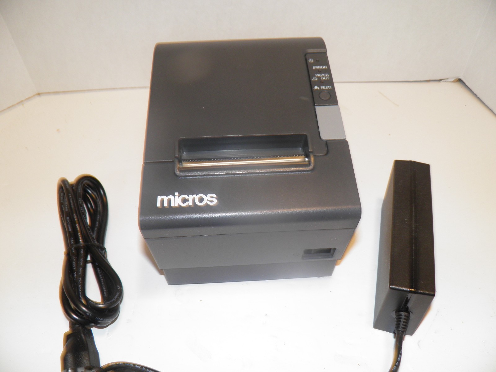 Micros Epson M129H TM-T88IV Thermal POS Receipt Printer IDN Printer w Power
