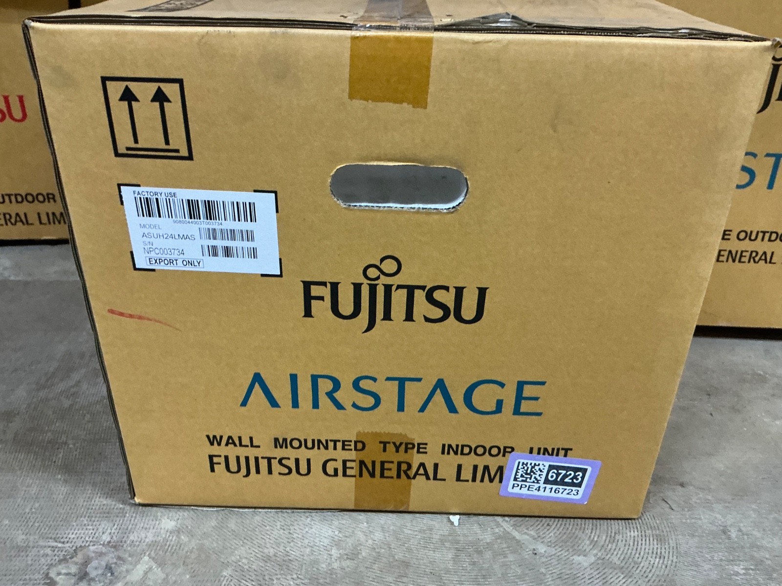Fujitsu 24,000 BTU Wall Mounted Unit – Single Zone – ASUH24LMAS – NEW IN BOX!