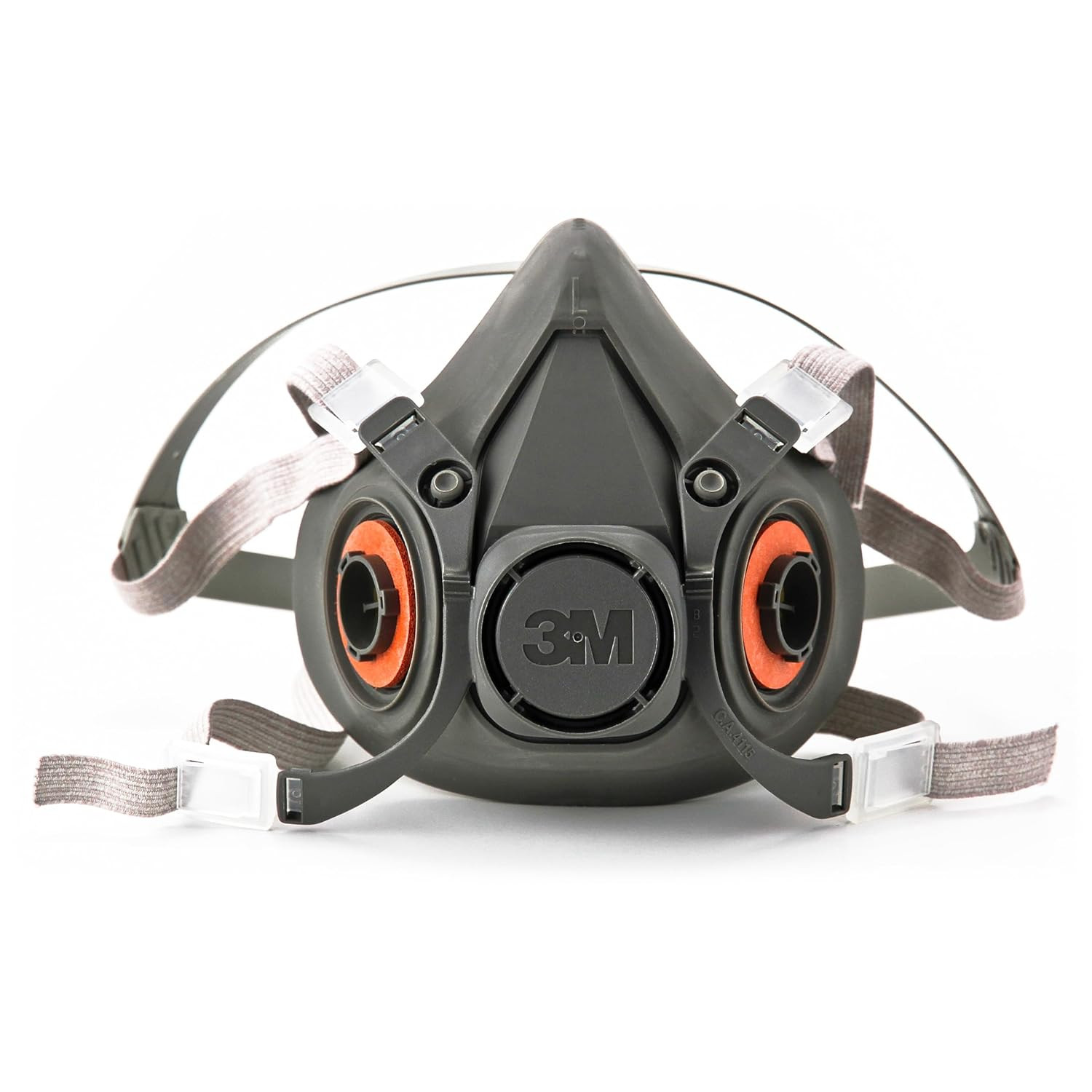Half Facepiece Reusable Respirator 6300, NIOSH, Four-Point Harness, Comfortable