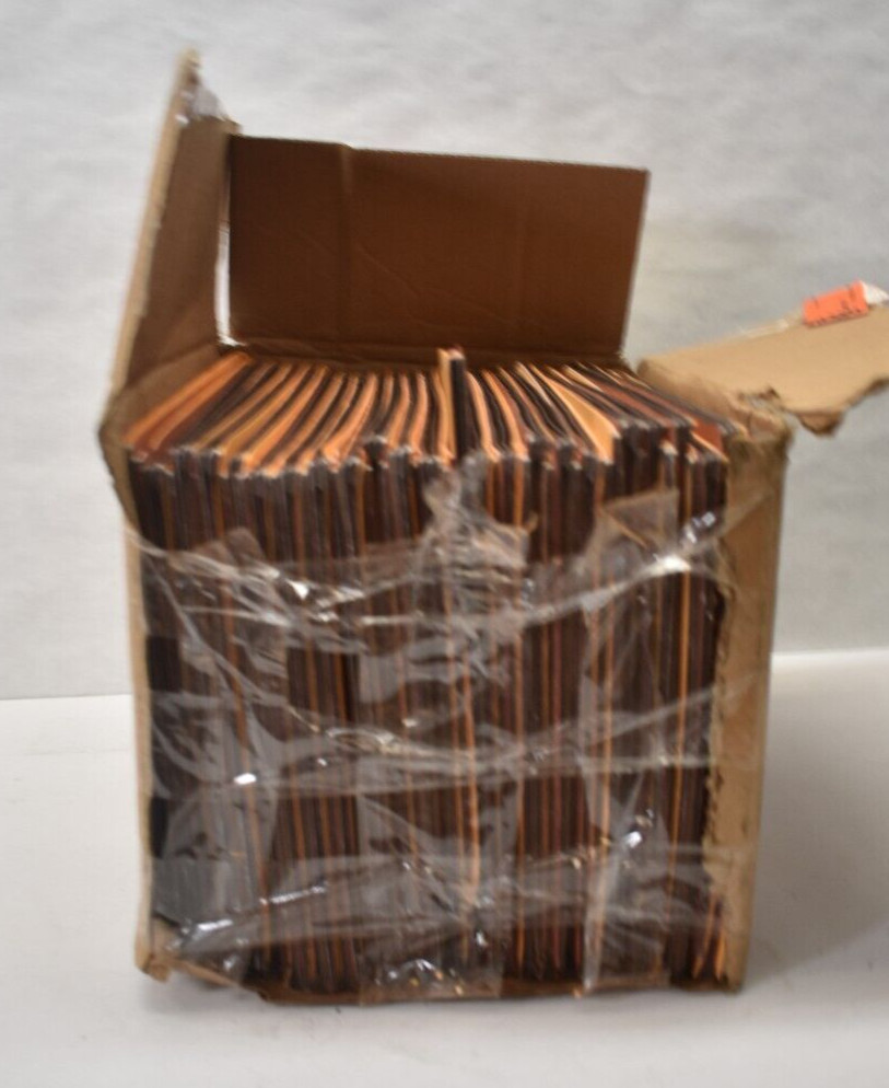 Lot of 50 Filing Envelopes Tri Cut Peach Manila Folders 9-1/2″ x 15″ Organizer