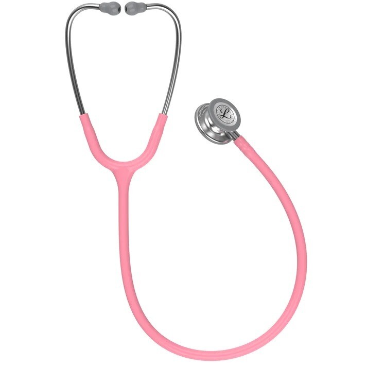 3M Littmann Classic III Monitoring Stethoscope, Pearl Pink, 5633