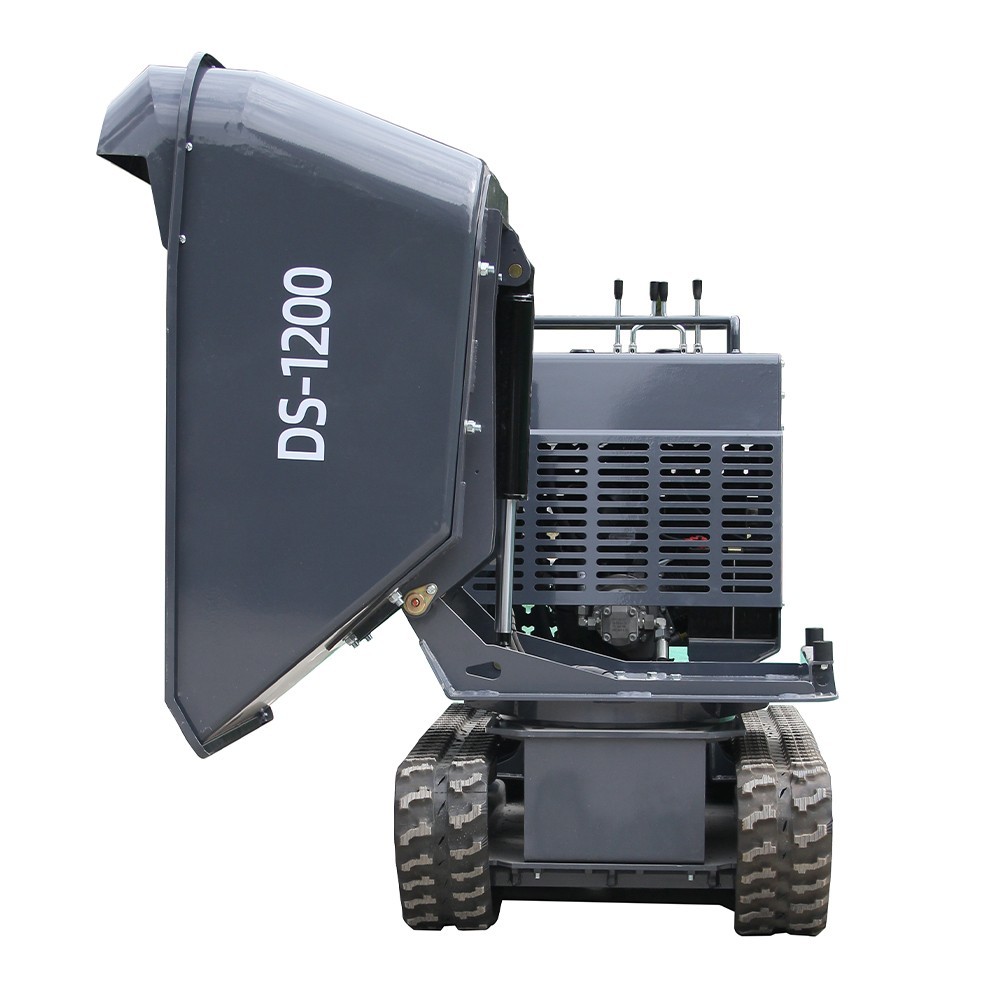 Mini Tracked Dumper 1200kg Load 13.5HP Briggs & Stratton Hydraulic Tipping