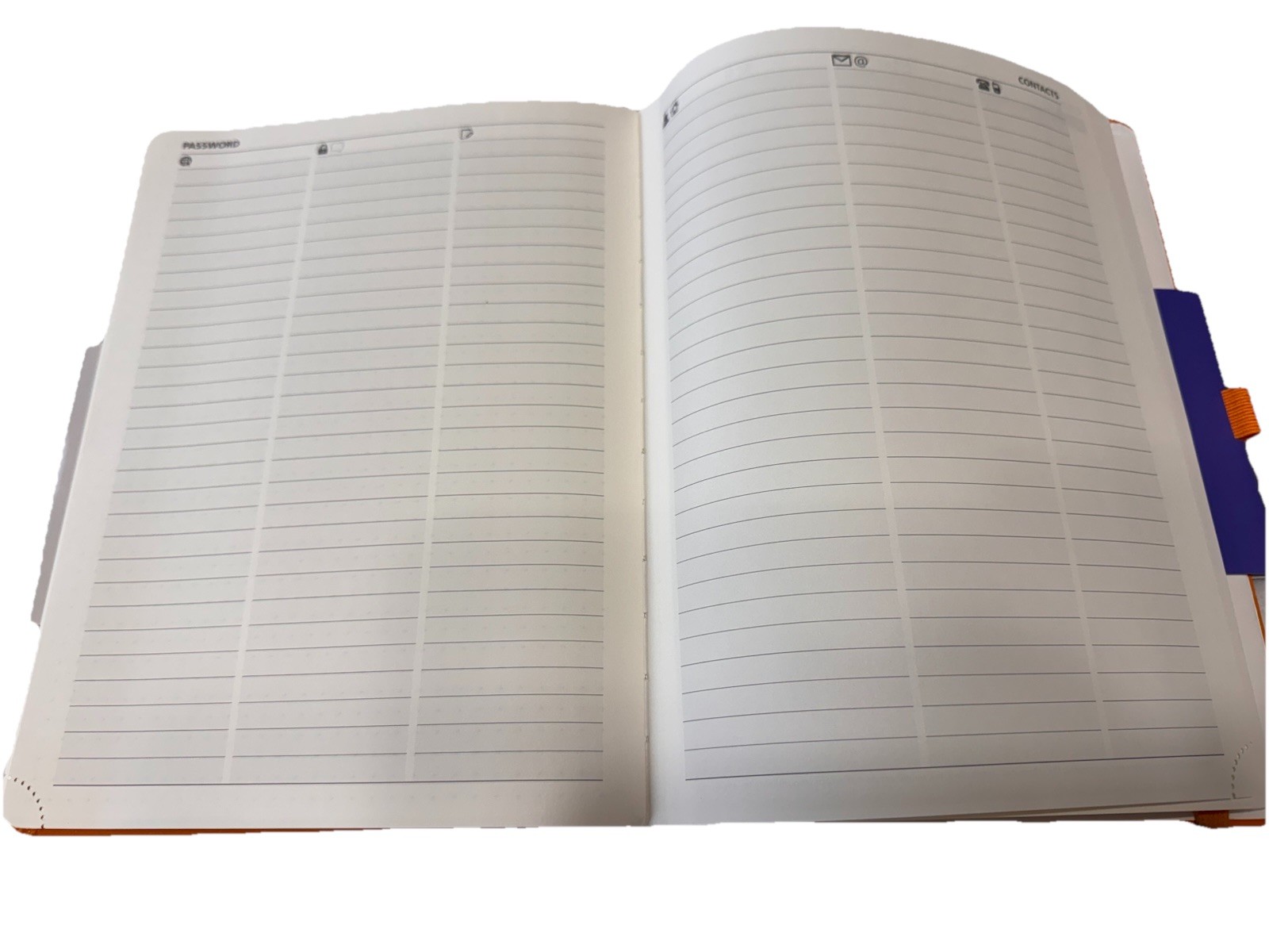 Poprun Vertical Weekly Planner Agenda 6.5×8.75 Orange Organizer