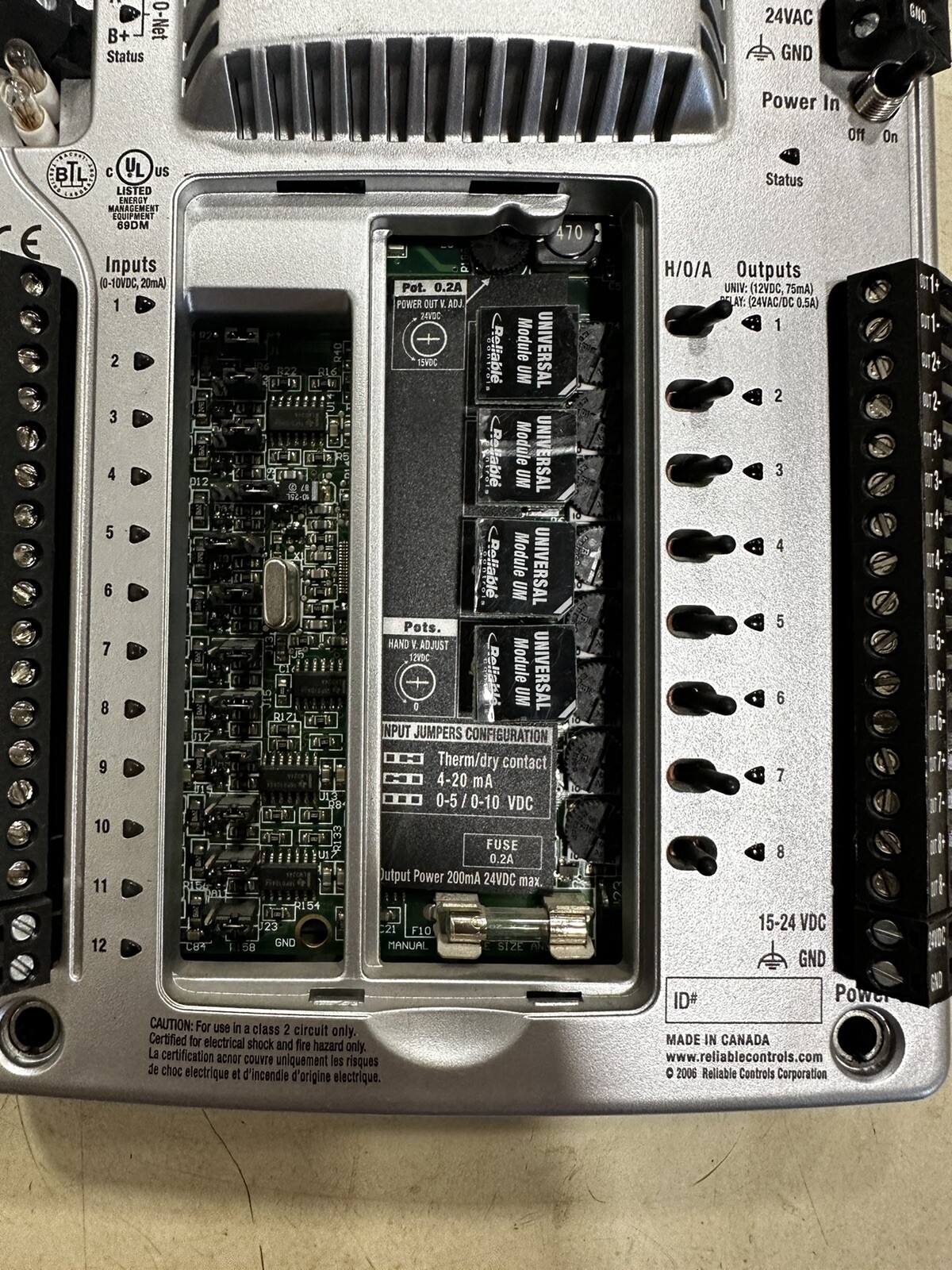 Reliable Controls MPSH3408 Building Control Module Mach Prosys